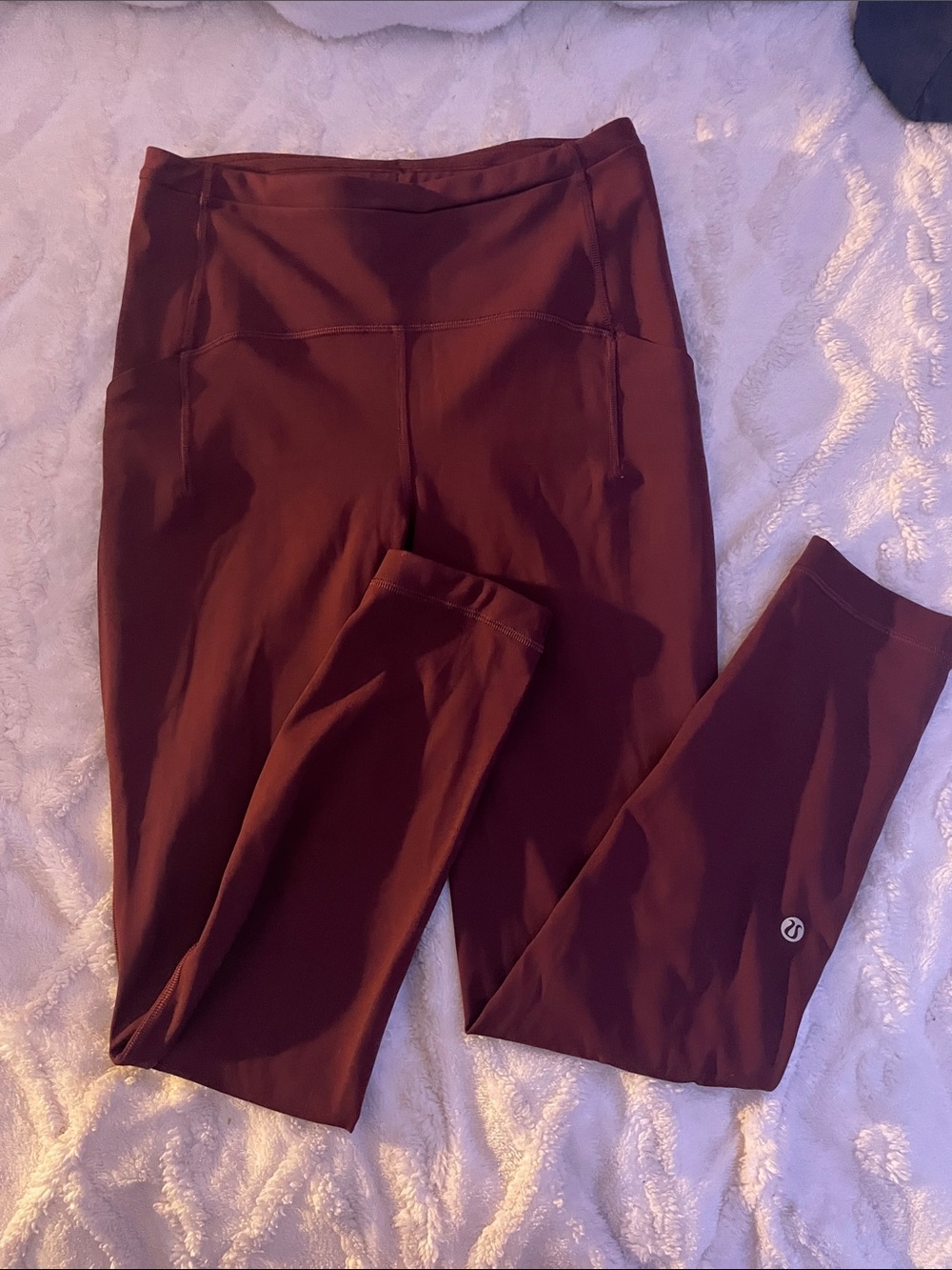 lululemon athletica Maroon High-Rise Leggings